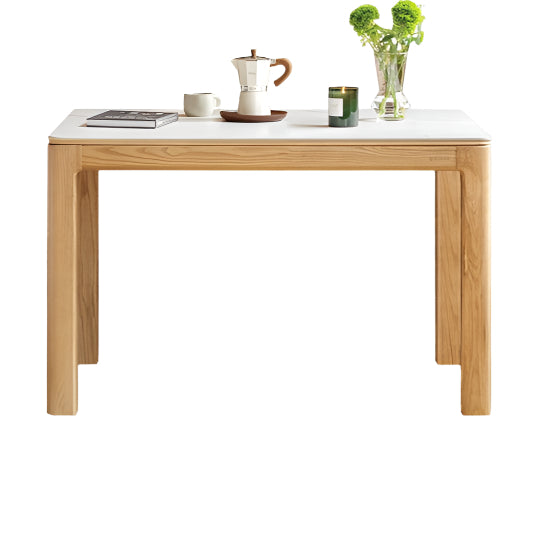 Ash, Oak Solid Wood Modern Rock Dining Table