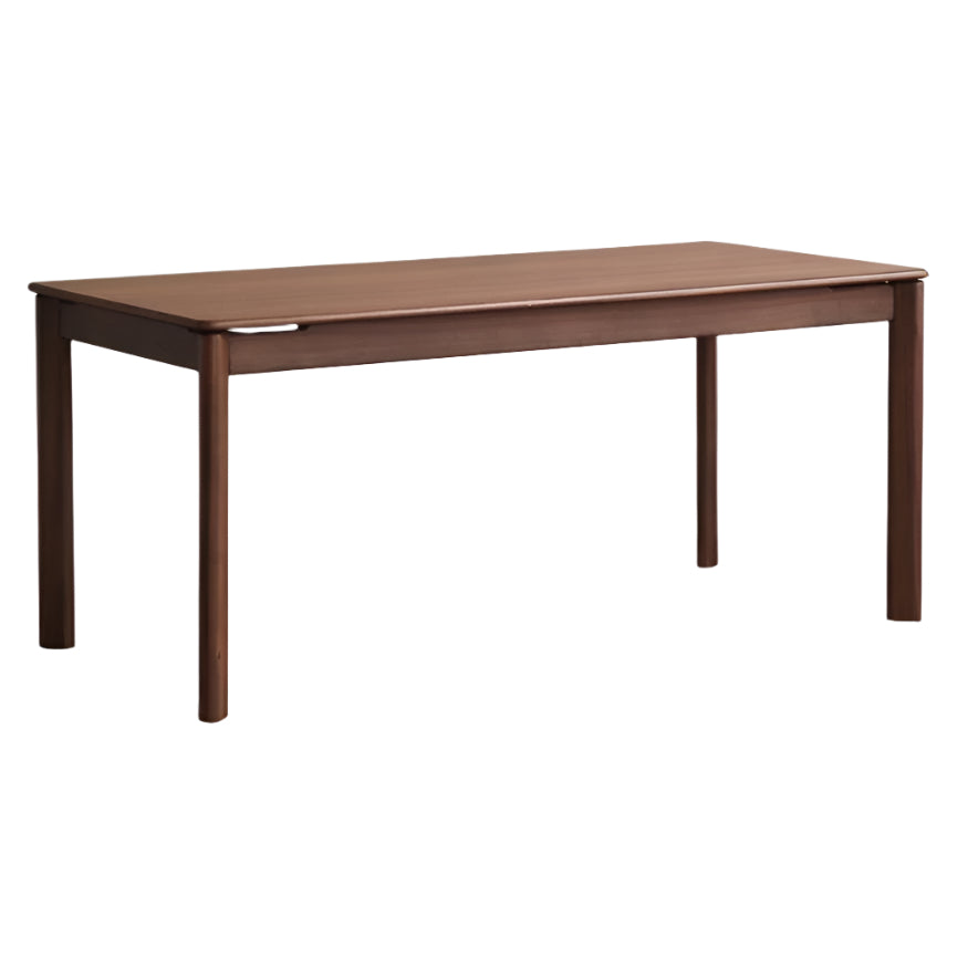 Black Walnut, Sandalwood, Ash Solid Wood Modern Rectangular Table