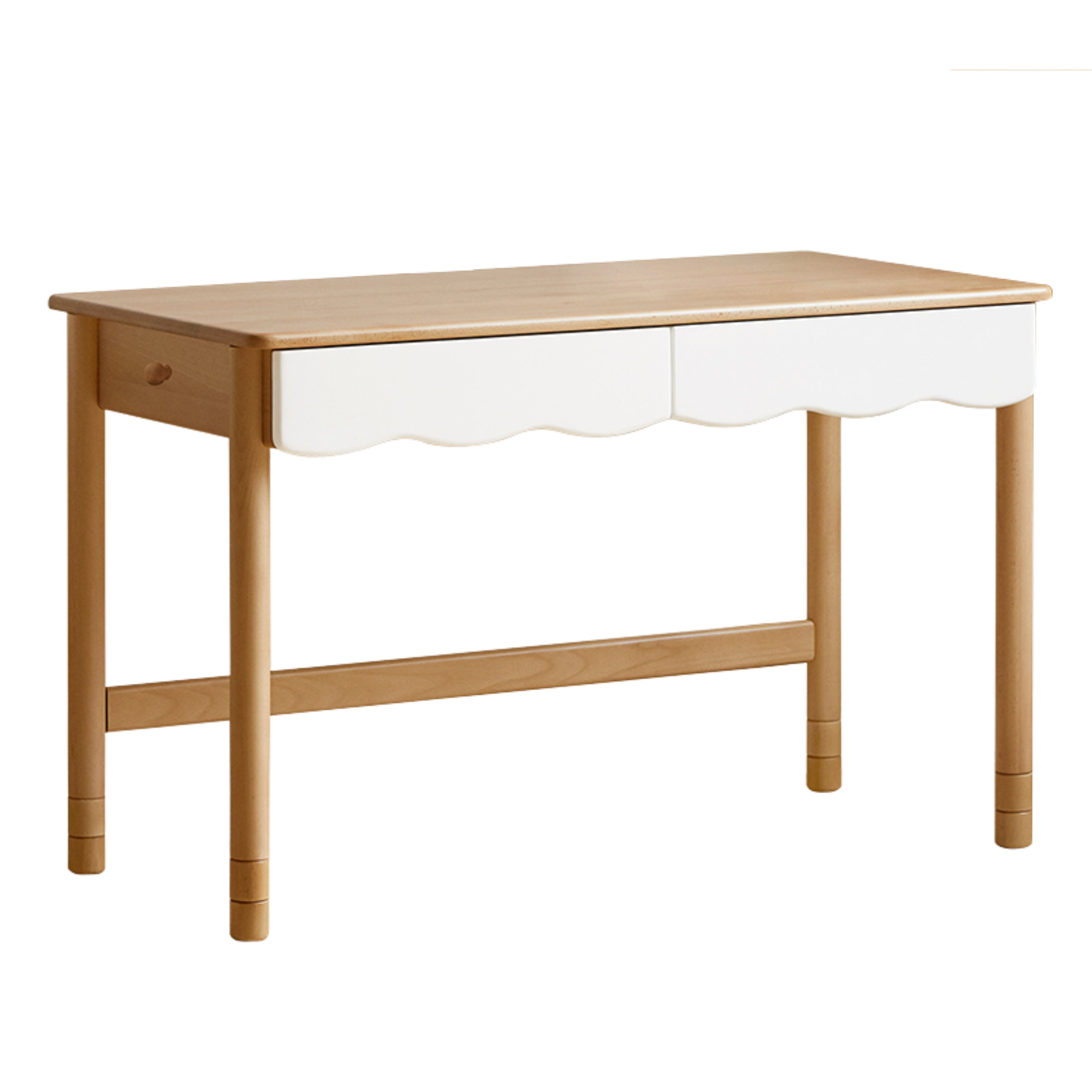Beech Solid Wood Children's Desk Adjustable Writing Desk