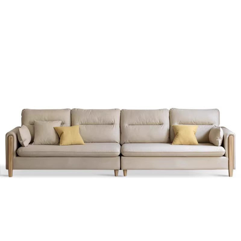 Ash Solid Wood Technology Fabric Corner Sofa.