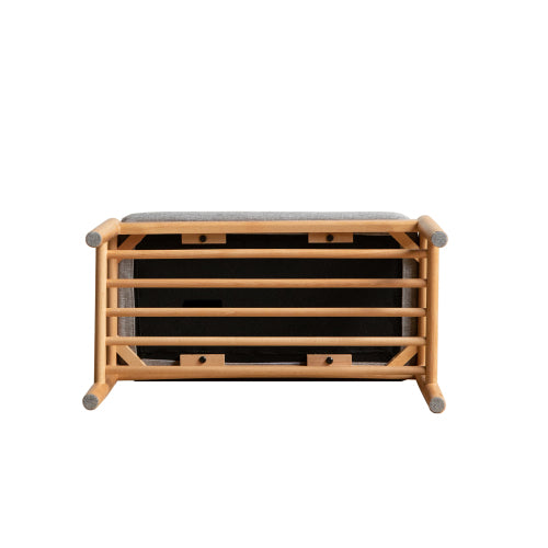 Beech Solid Wood Shoe Storage Bench