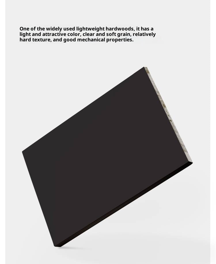 Solid Rubberwood Modern Rock Plate Dining Table.