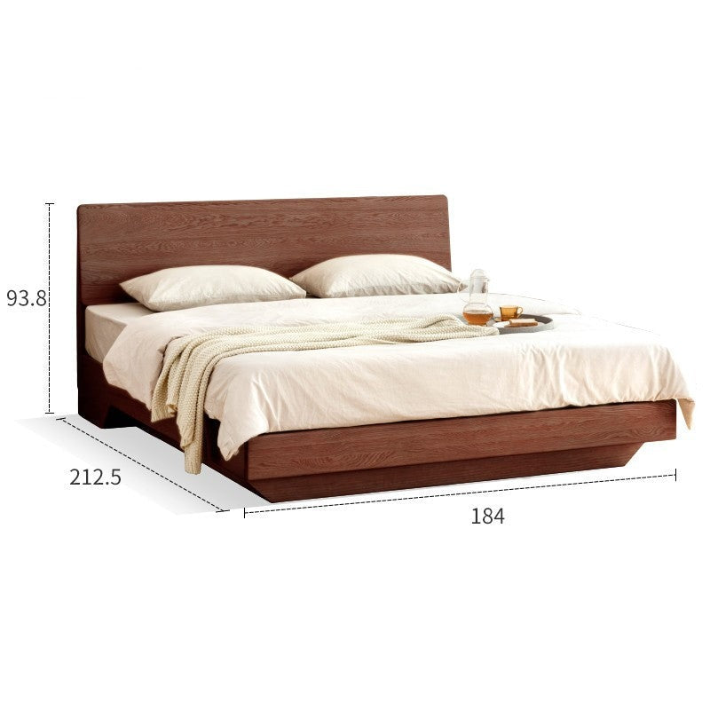 Black Walnut, Oak Suspended Luminous Box Bed