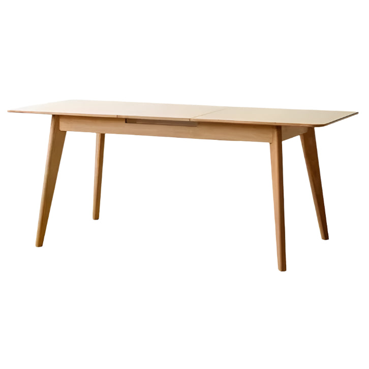 Oak, Ash Solid Wood Nordic Wall-Mounted Retractable Long Dining Table