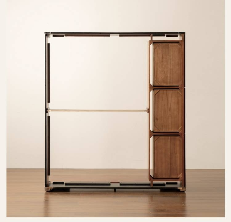 Poplar Solid Wood Bauhaus Box Bed