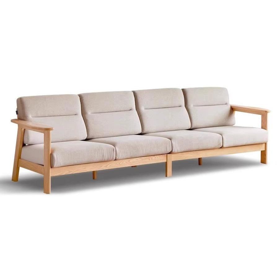 Ash Solid Wood Modern Sofa.