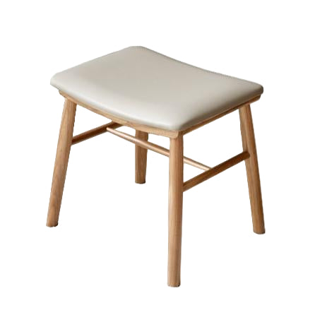 Ash, Oak Solid Wood Modern Makeup Stool