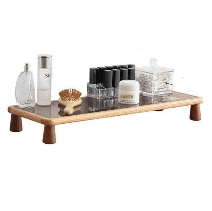 Solid Rubberwood, Oak Solid Wood Office Table Bracket