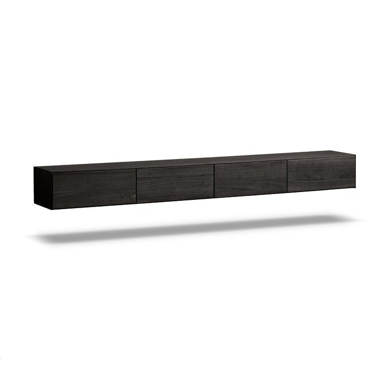 Solid Wood TV Cabinet Hanging LED lights"+