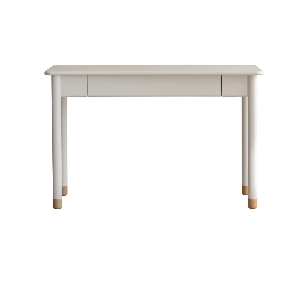 Poplar Solid Wood, Solid Rubberwood Kids Elevated Learning Cream Drawer Table