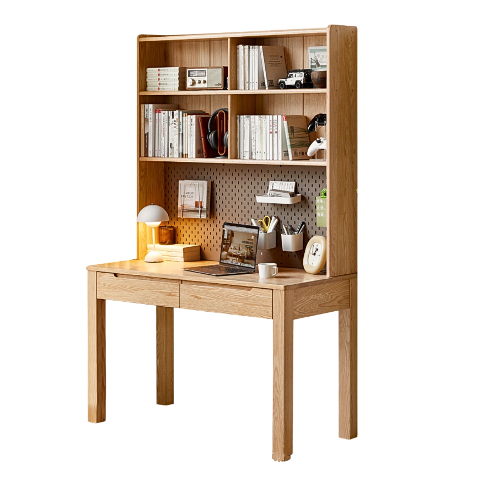 Oak, Beech Solid Wood Office Desk