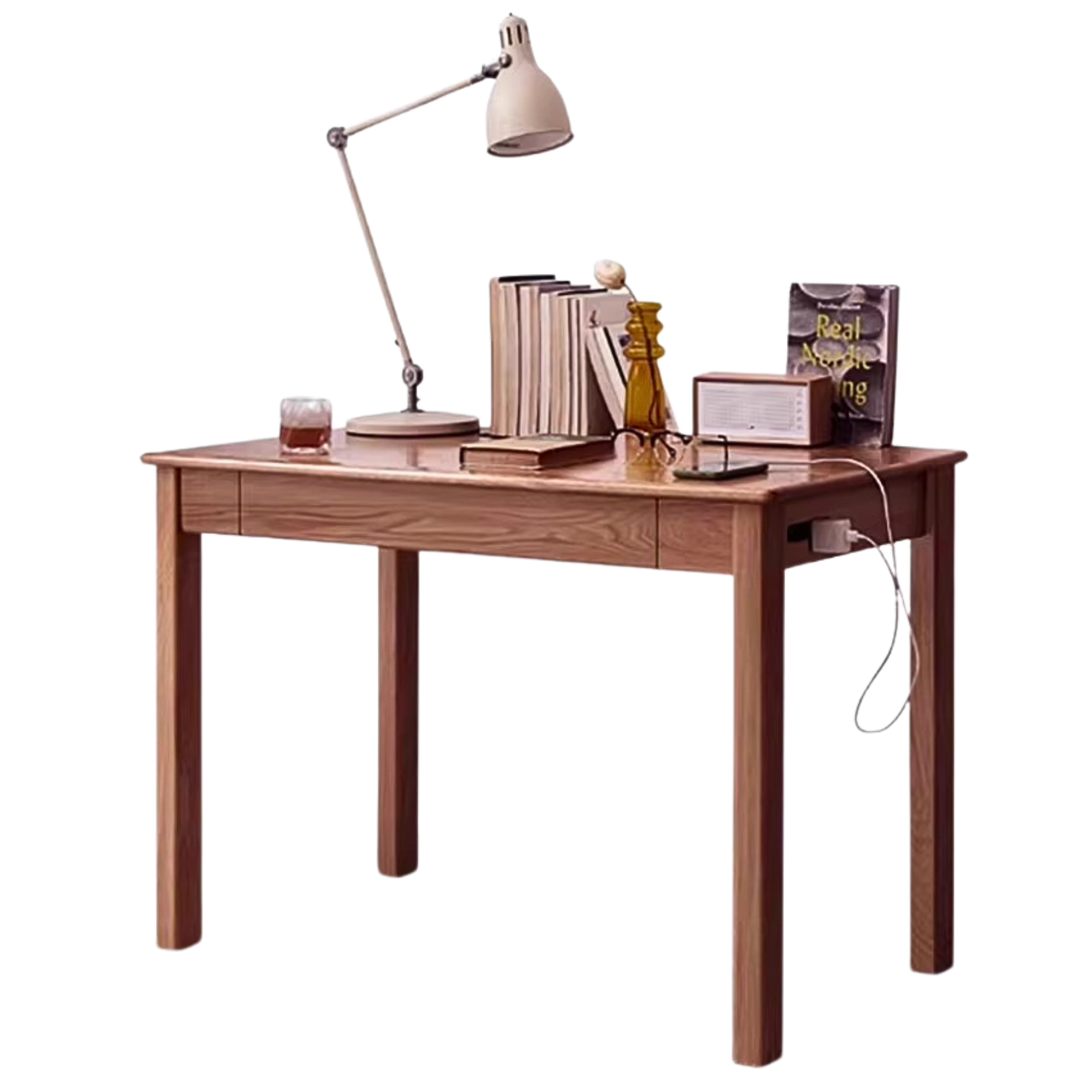 Black Walnut ,Oak, Ash, Sandalwood Solid Wood Office Desk