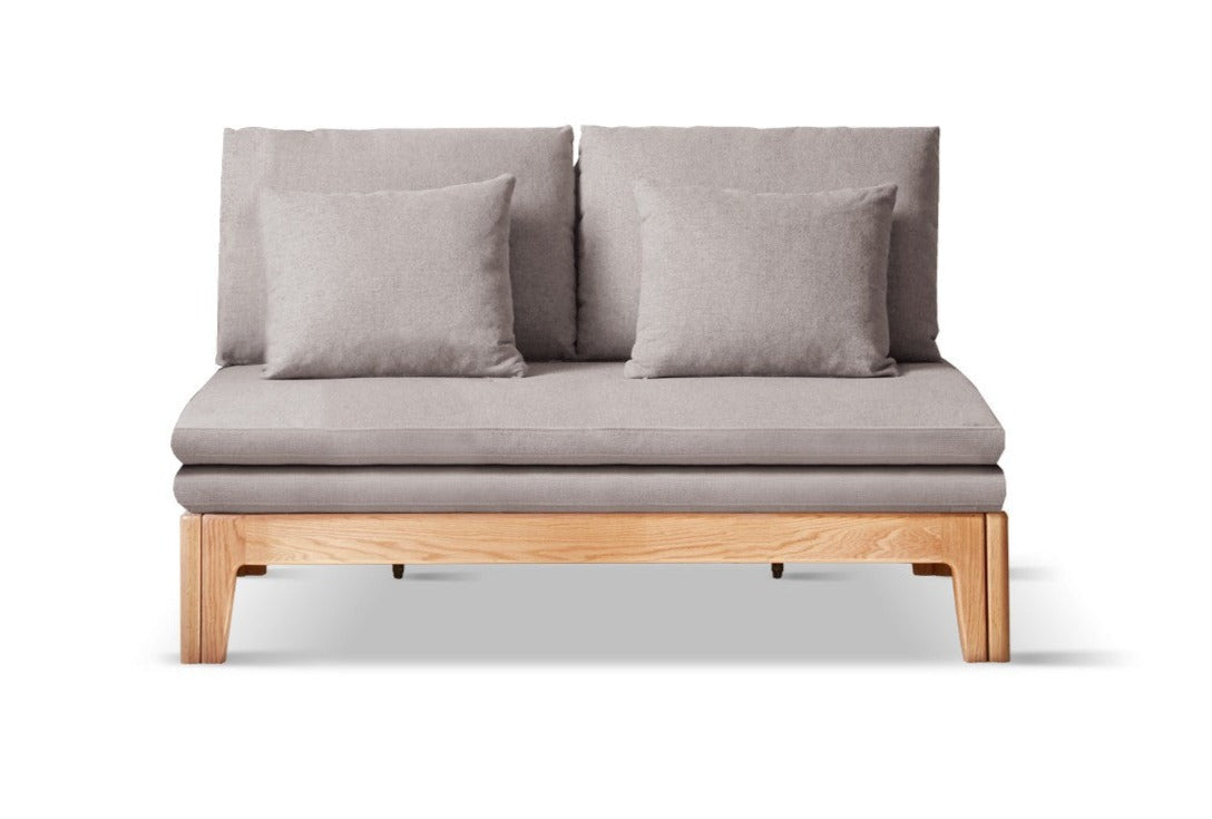Sofa bed oak solid wood+