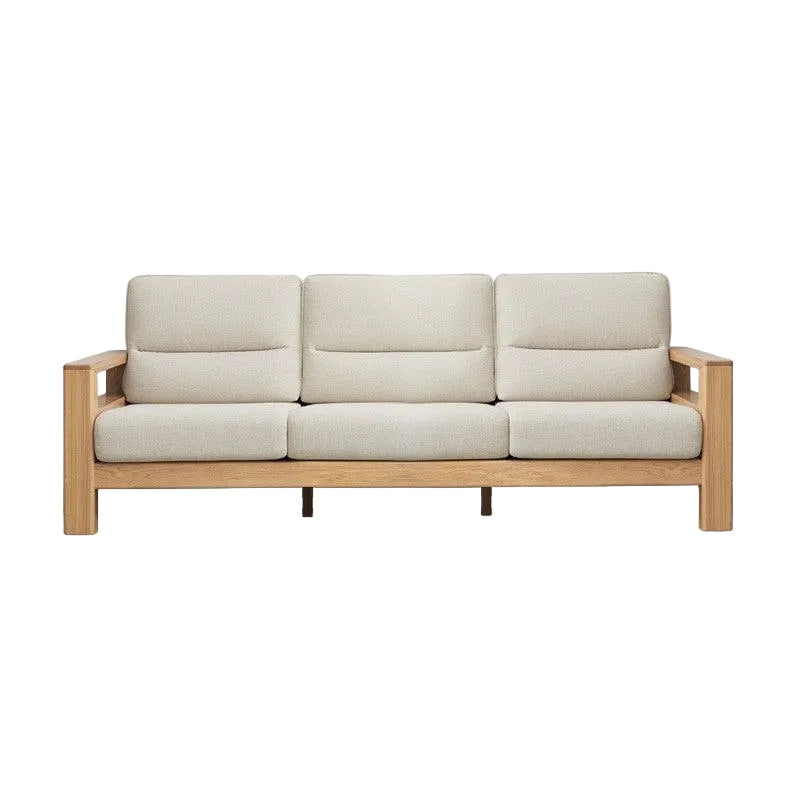 Ash, Black Walnut Solid Wood Oversized Sofa