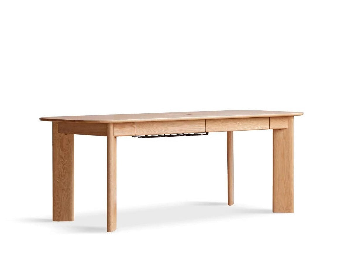 Oak Solid wood office/study/dinner large table"