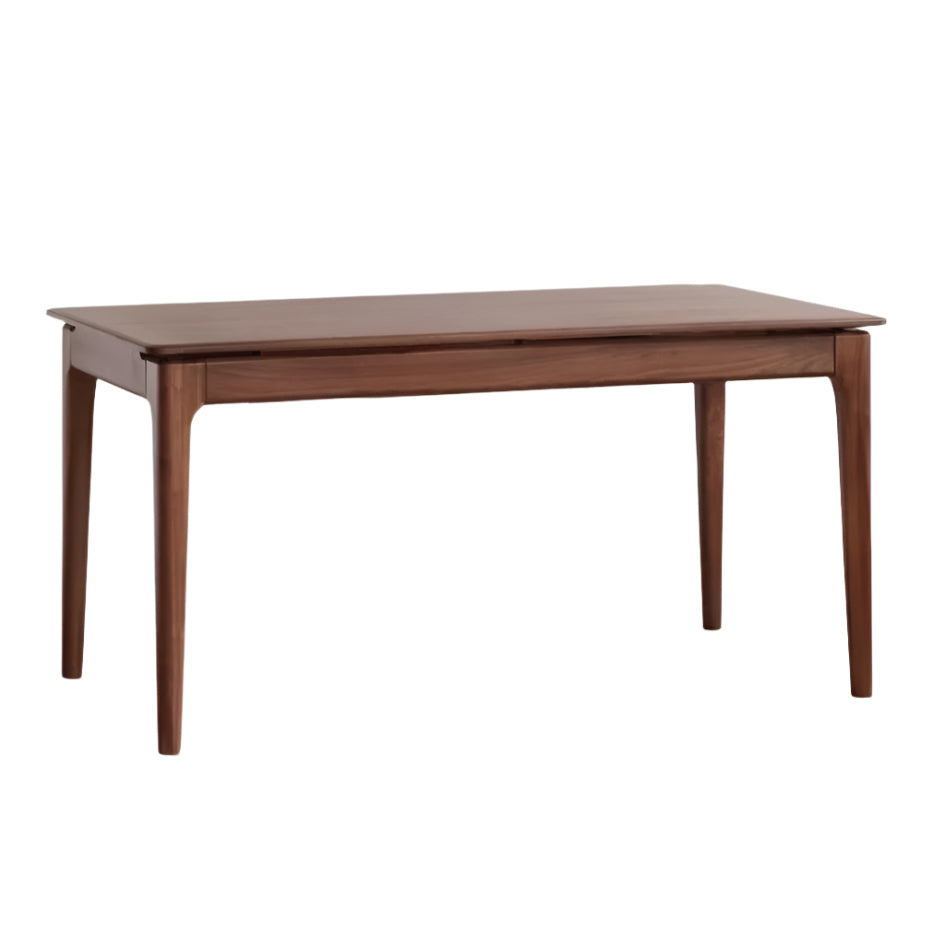 Black Walnut Solid Wood Rectangular Dining Table