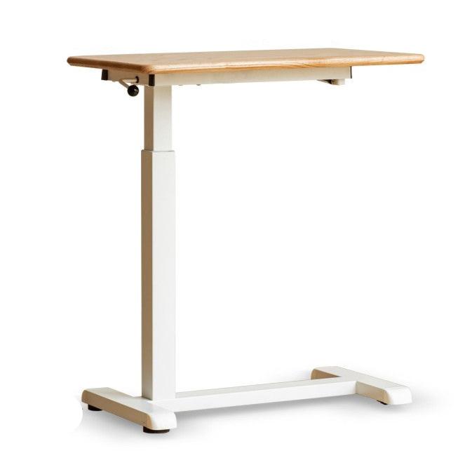 Oak, Solid Rubberwood Lifting Movable Folding Desk