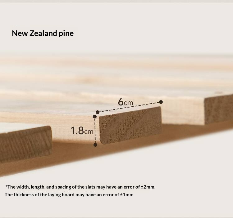 Oak Solid Wood High Box Bed in Modern Minimalist Design