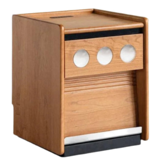 Black Walnut, Cherry, Ash, Sandalwood, Tulipwood Solid Wood Nightstand