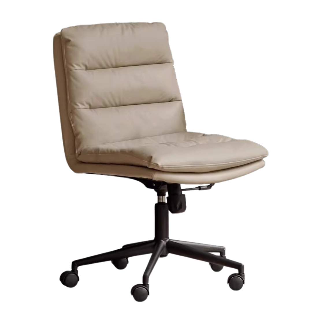 Organic Leather Office Ergonomic Liftable Chair