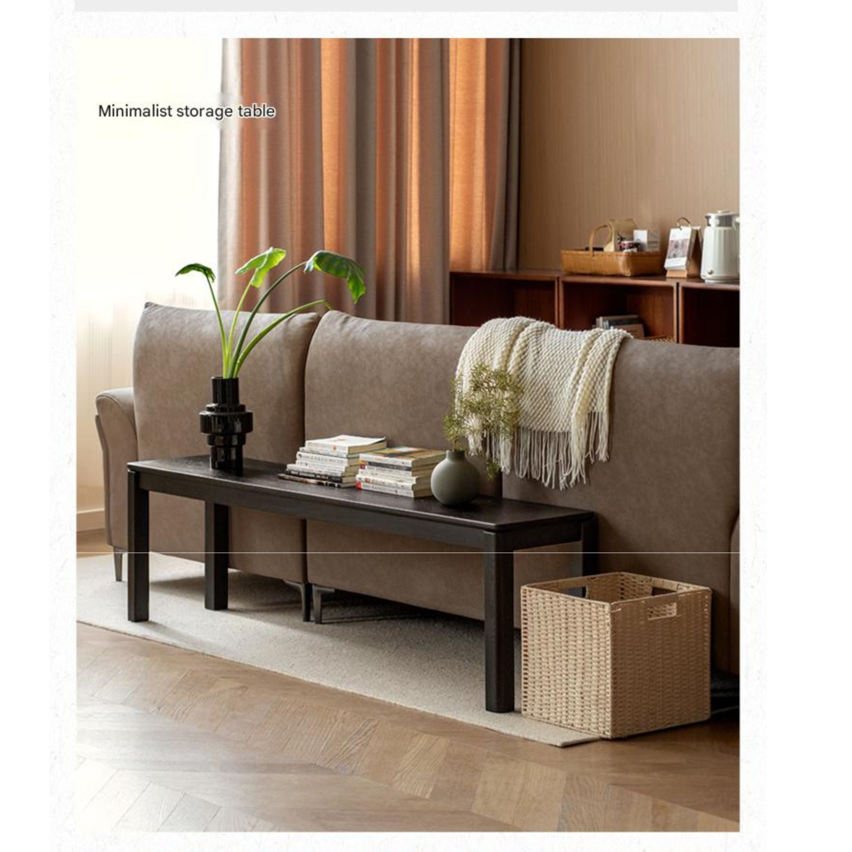 Oak Solid Wood American Modern Bench