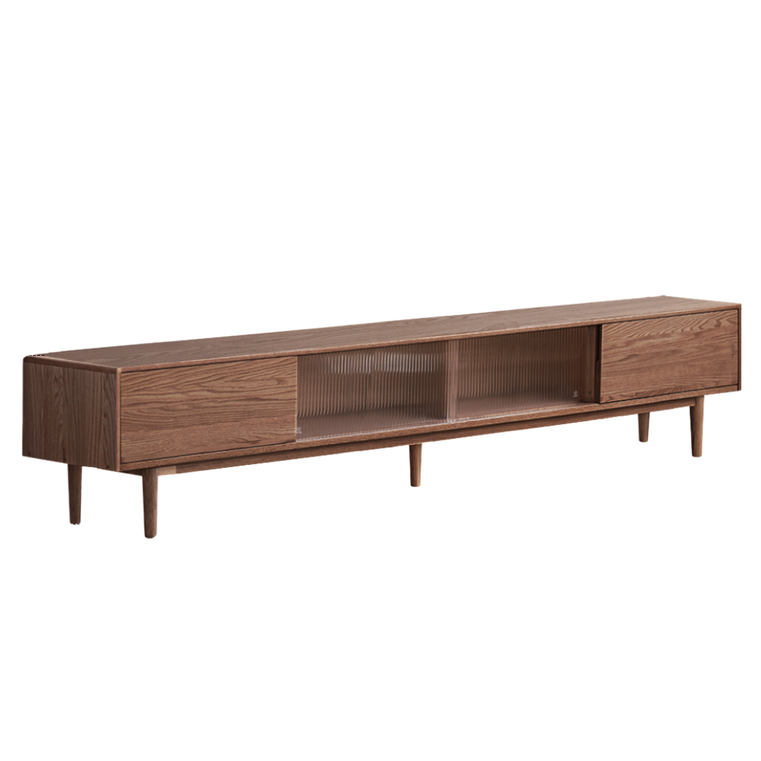 Oak Solid Wood TV Cabinet Modern