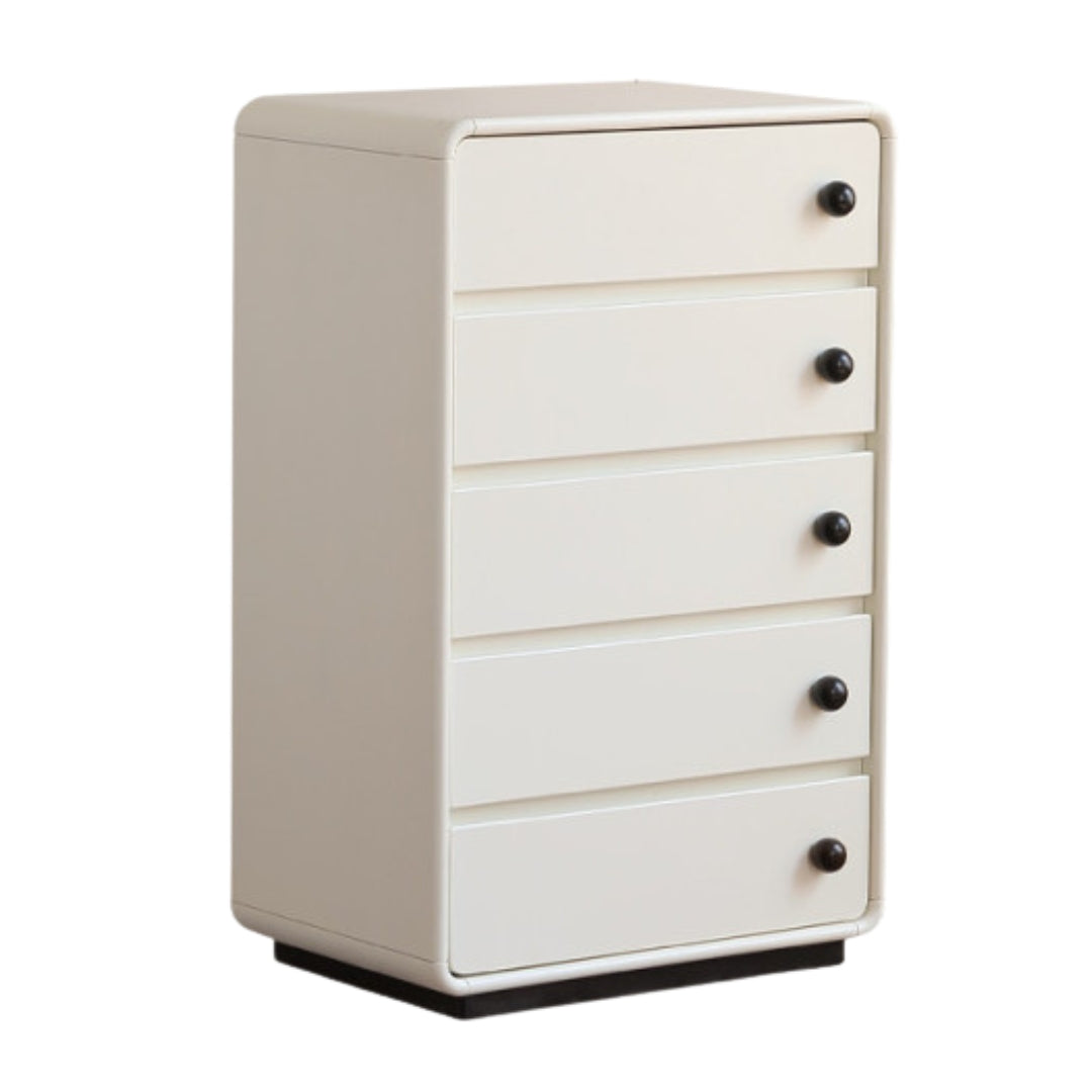 Solid Rubberwood Modern Drawer Chest