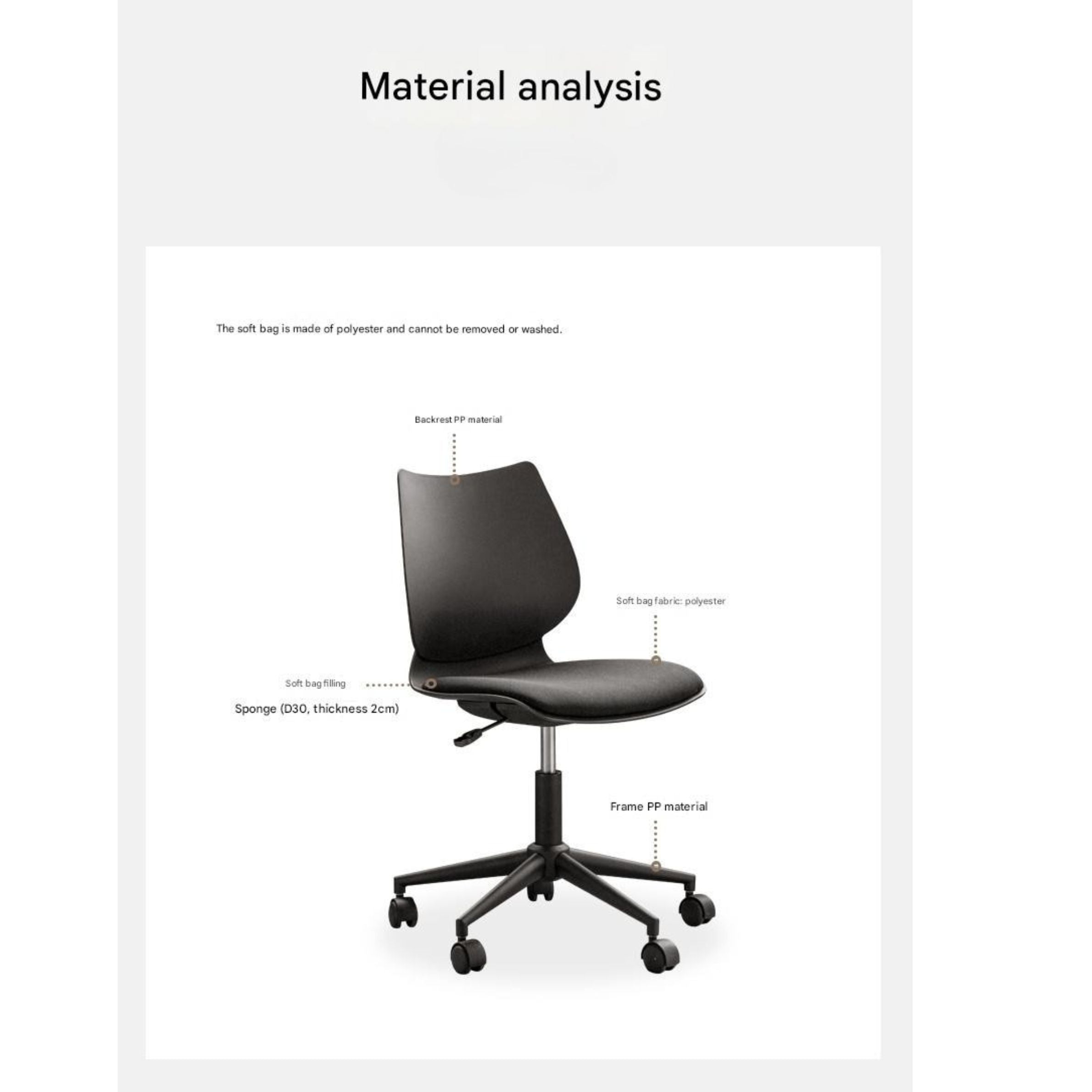 Computer Rotating Liftable Chair