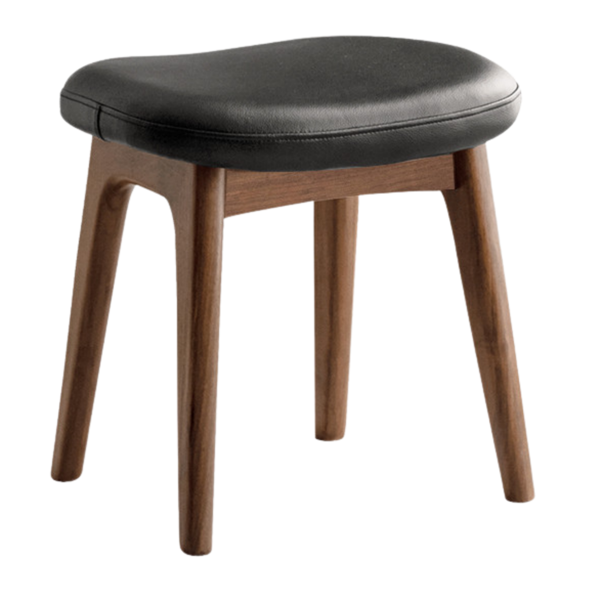 Black Walnut, Ash, Oak, Sandalwood Solid Wood Makeup Soft Stool