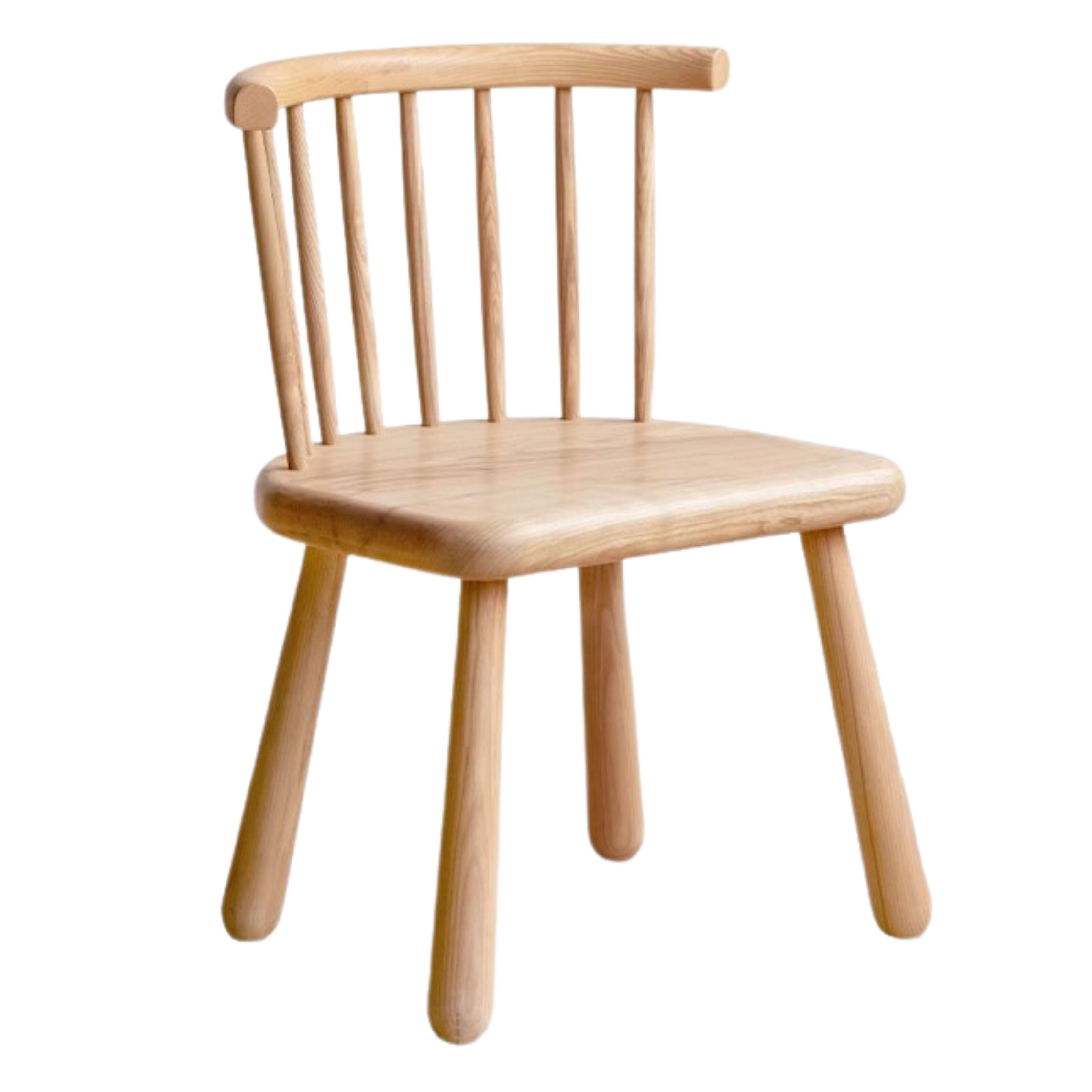 South American Walnut, Black Walnut, Ash Solid Wood Side Chair Small Stool