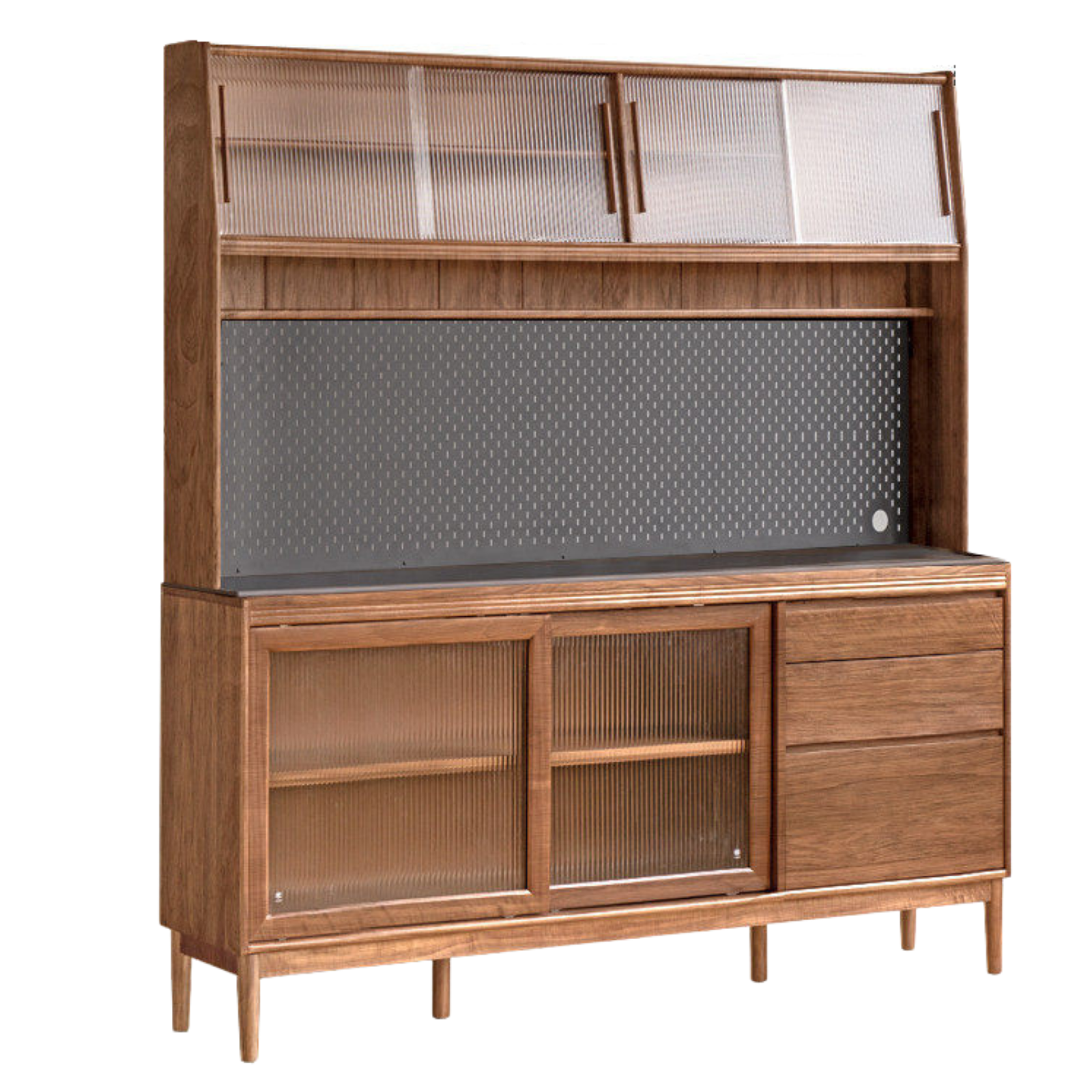 Black Walnut, Oak, Sandalwood, Ash, White Ash Solid Wood Rock Board Sideboard