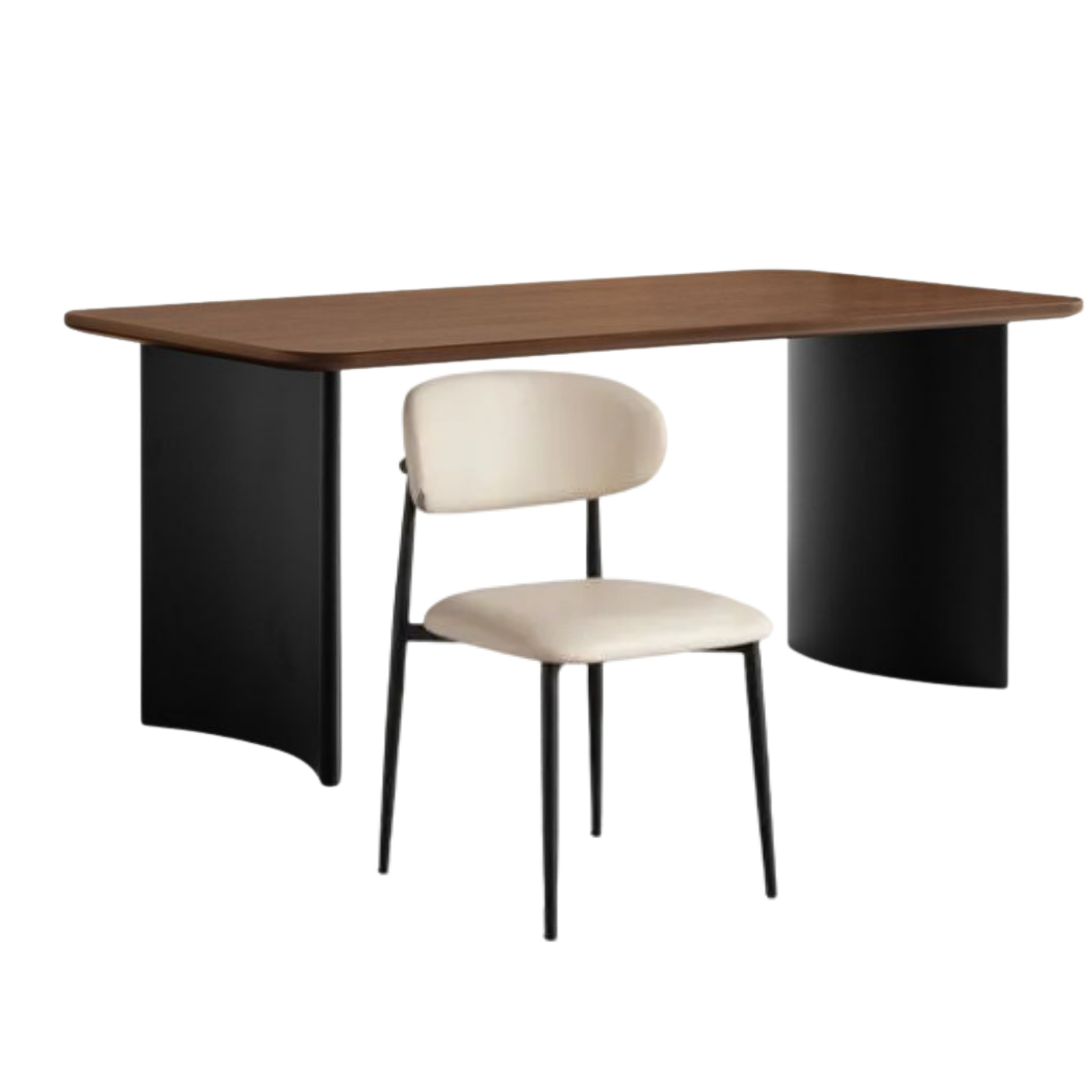 Solid Longan Hardwood Dining Table Italian Light Luxury