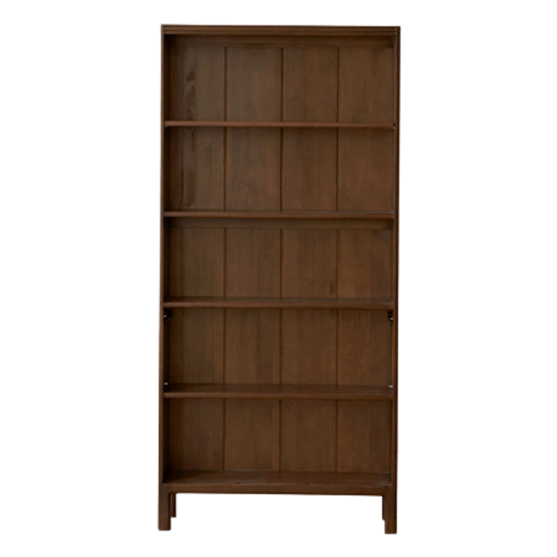 Black Walnut, Oak Solid Wood Nordic Bookcase with Glass Door