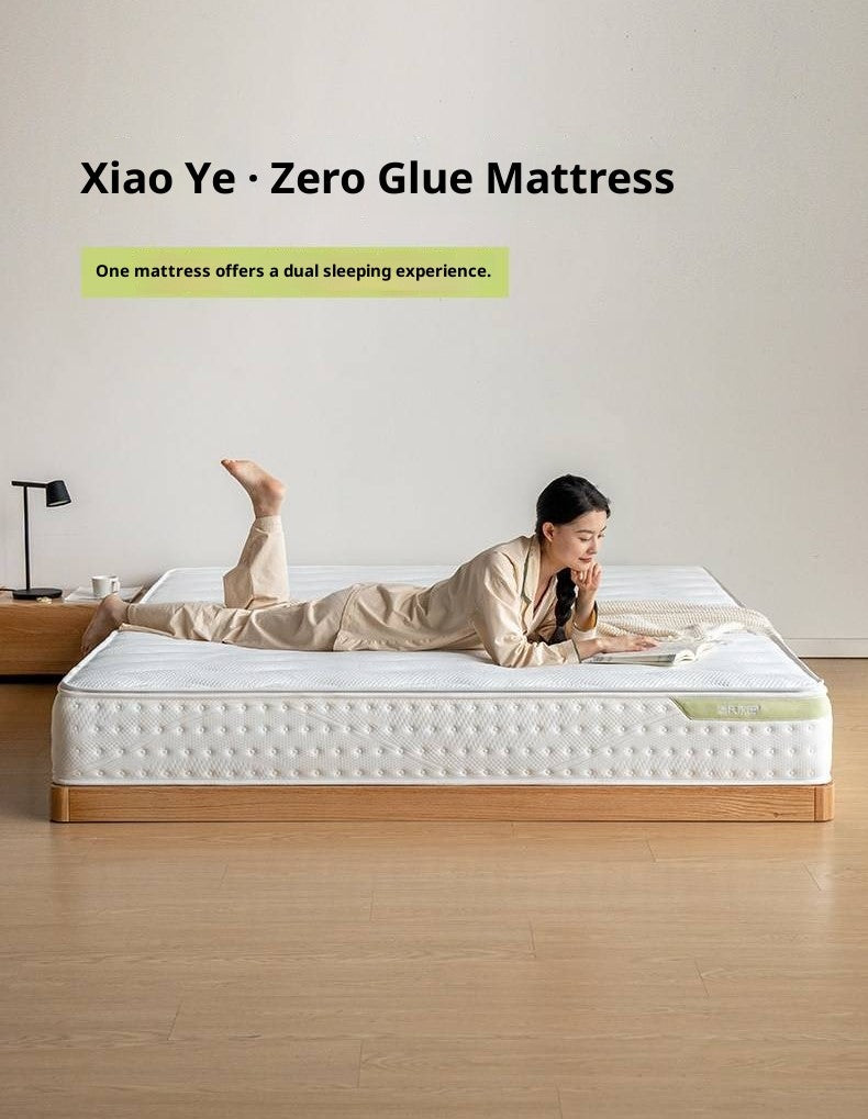 Zero-Glue Mattress: Customizable Home Mattress With Natural Coconut Fiber, Orthopedic Support, Firm Spring Base, And Latex Soft Layer, Dimensions: 22 cm, 23 cm 24 cm