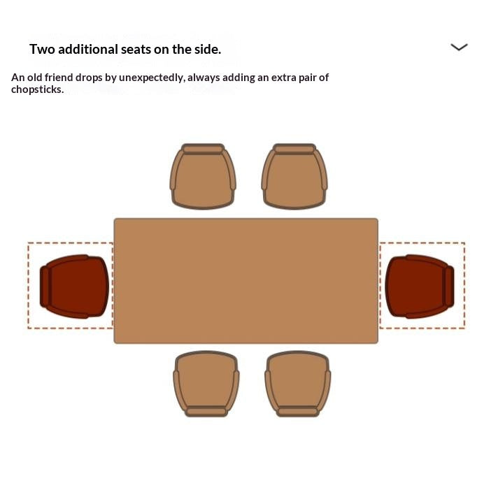 Cherry Solid Wood Vintage Style Dining Table