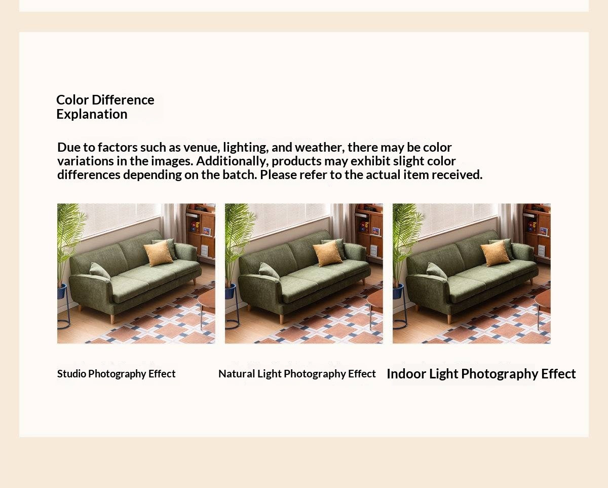 Compact Track Arm Sofa with Tapered Wood Legs