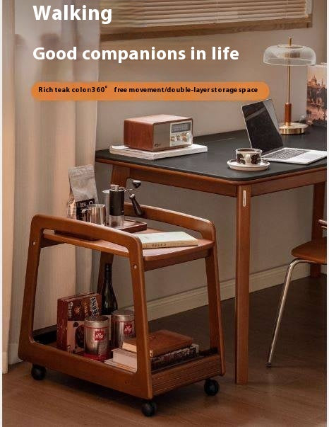 Poplar Solid Wood Antique Style Side Table.