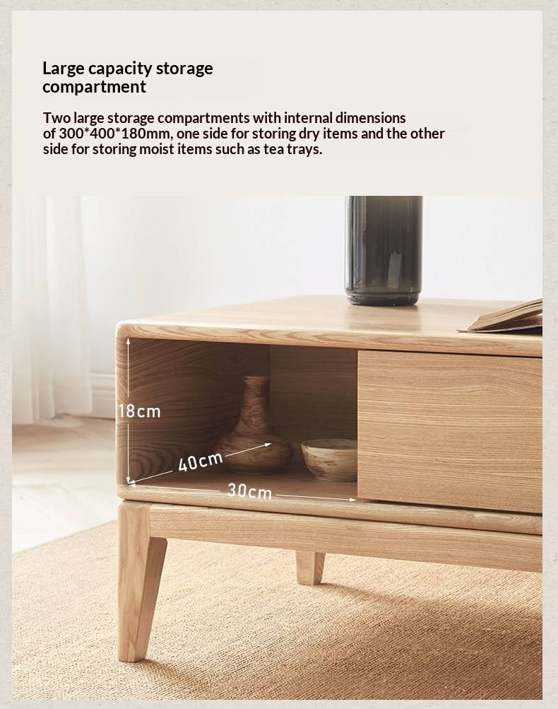 Ash Solid Wood New Style Modern Nordic Coffee Table