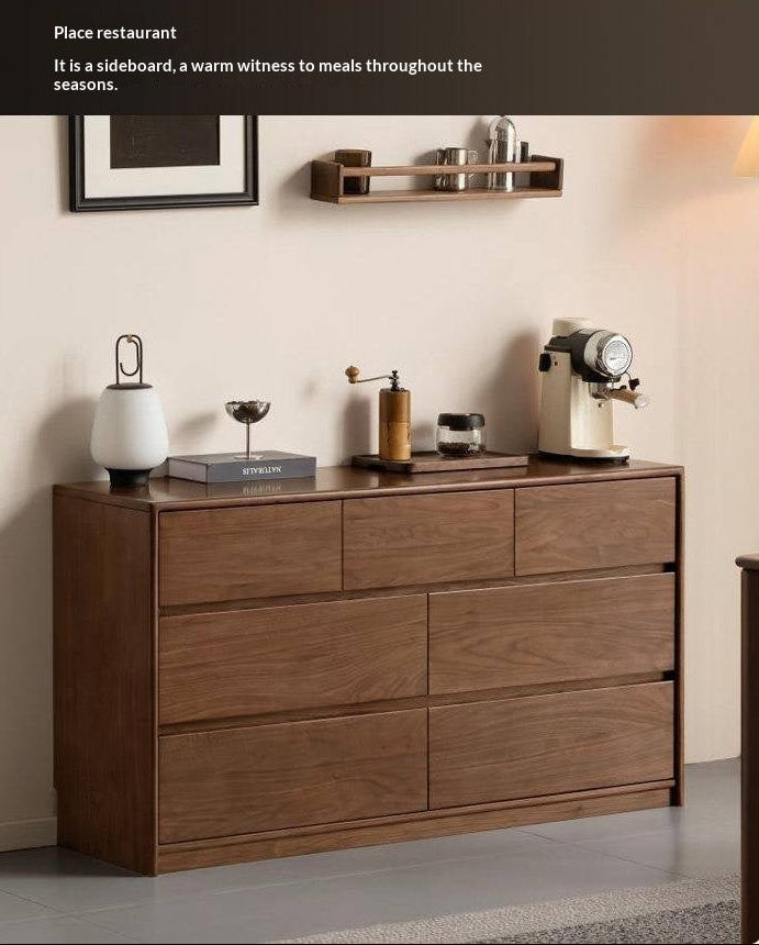 Black Walnut, South American Walnut Solid Wood chest of drawers