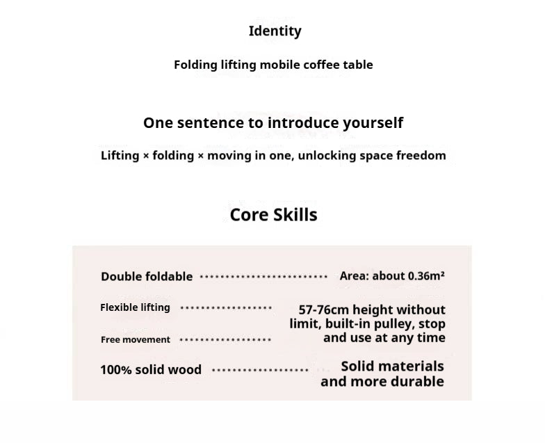 Black Walnut Solid Wood Wabi-Sabi Style Coffee Table