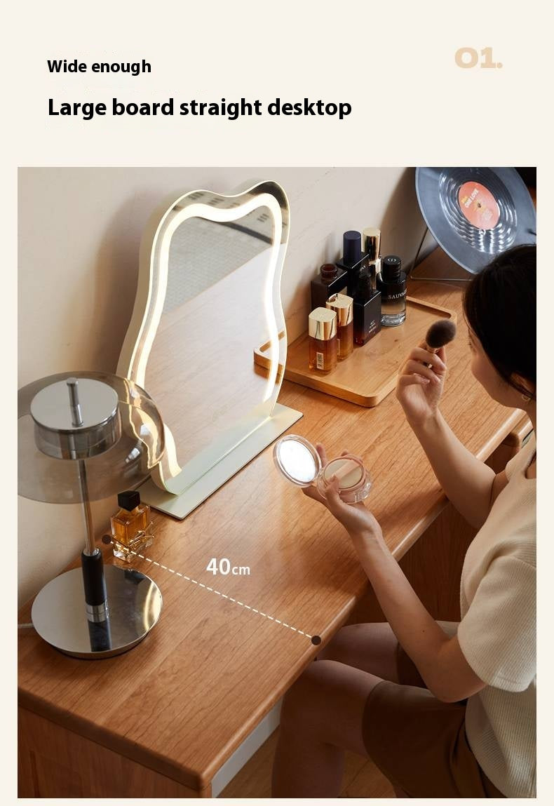 Cherry, Tulipwood Solid Wood Modern Style Vanity Table.