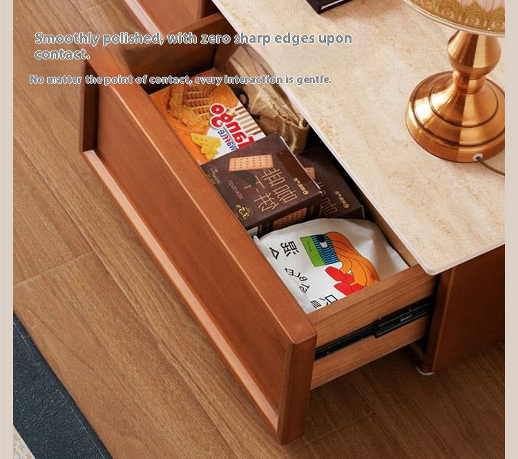 Poplar Solid Wood Ancient Style TV Cabinet