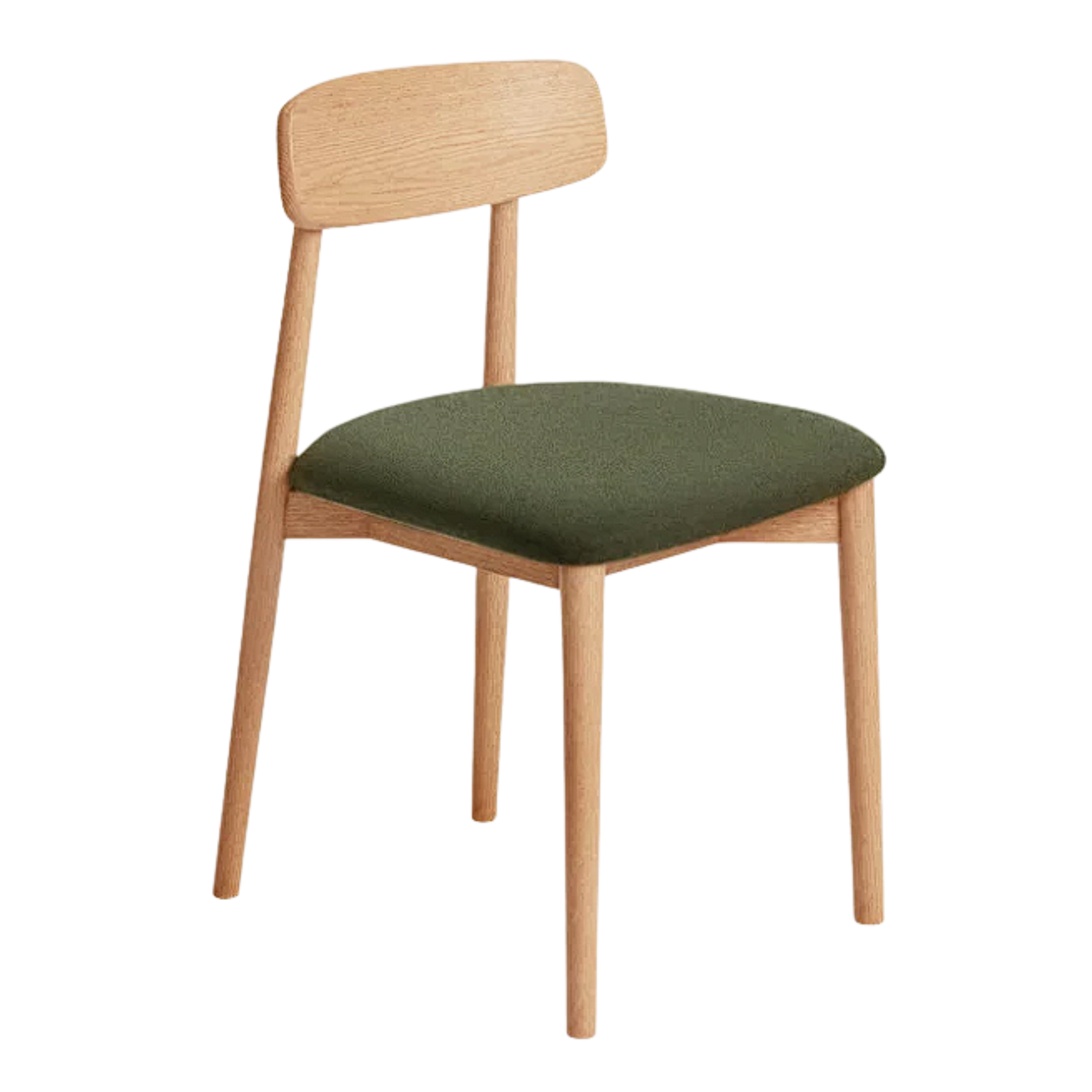 Set 4 pcs Black Walnut, White Ash, Ash, Oak, Beech Solid Wood Simple Modern-Dining Chair