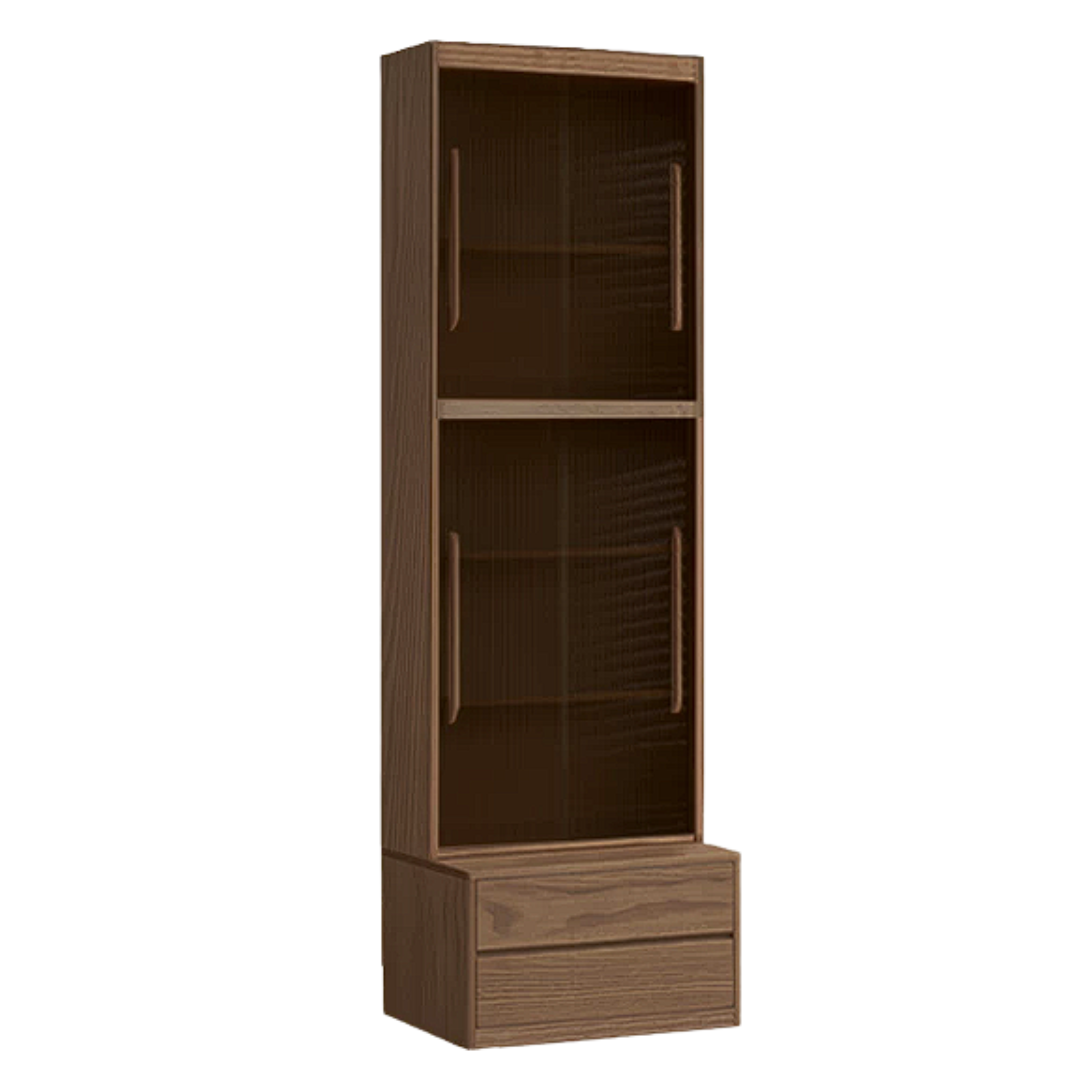 Sandalwood, Oak, Ash Solid Wood Combination Bookcase