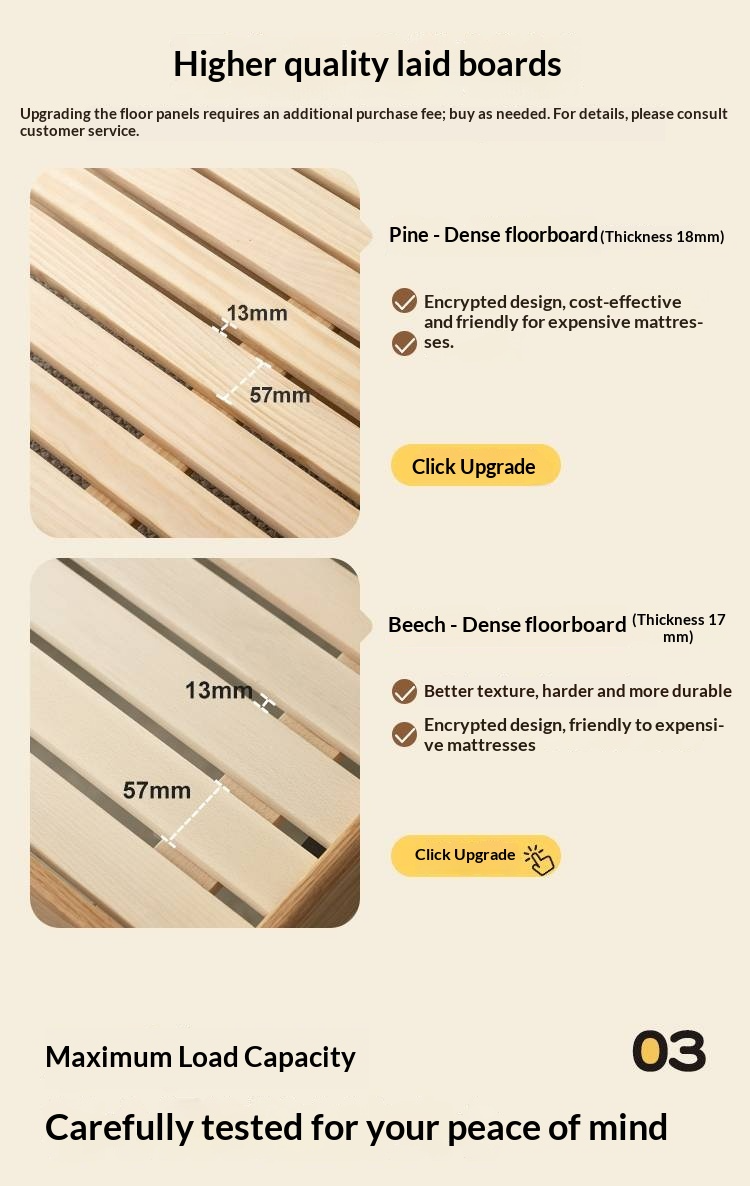 Сream style Organic Leather kid's Cloud Bed<