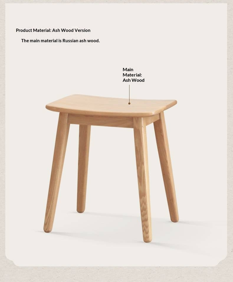 Oak, Ash Solid Wood Modern Vanity Table