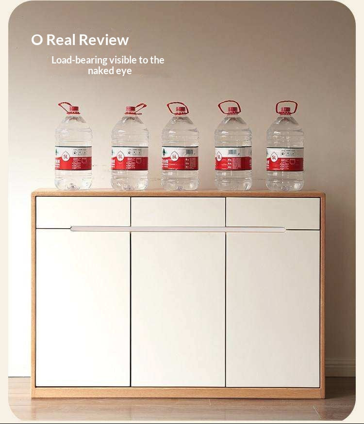 Oak Solid Wood Ultra-thin Sideboard