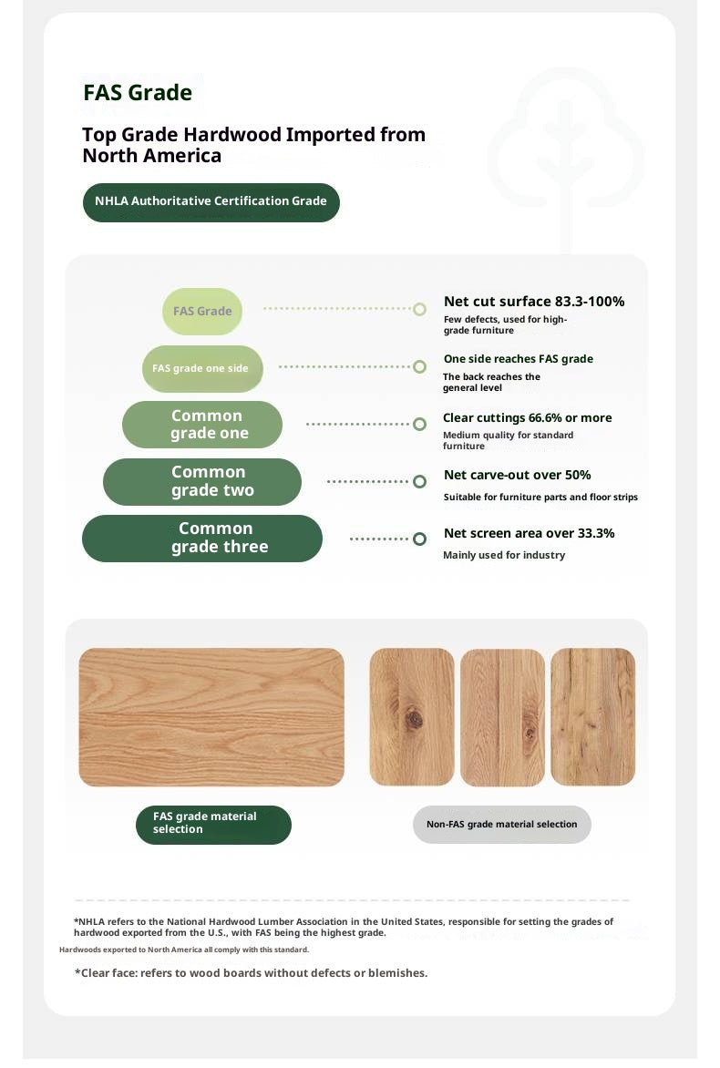 Oak Solid Wood Modern Minimalist Chest of Drawers