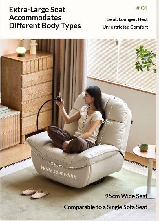 Recliner Modern Casual Single Chair 240° rotation