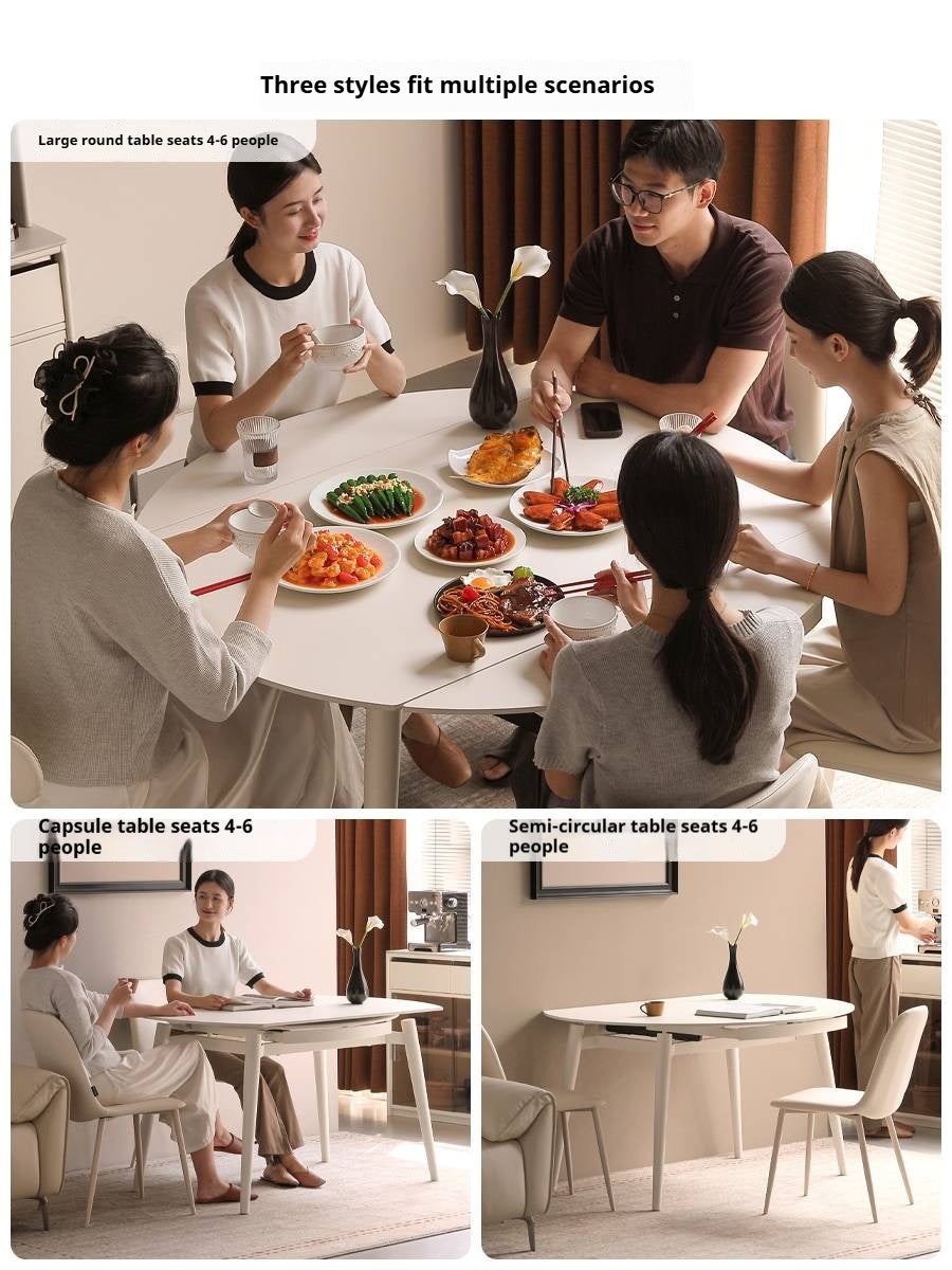 Slate Dining Table Ivory White
